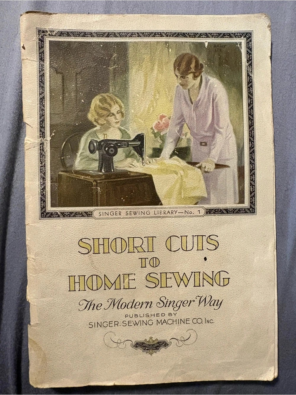 Singer Short Cuts to Home Sewing Vintage Sewing Book